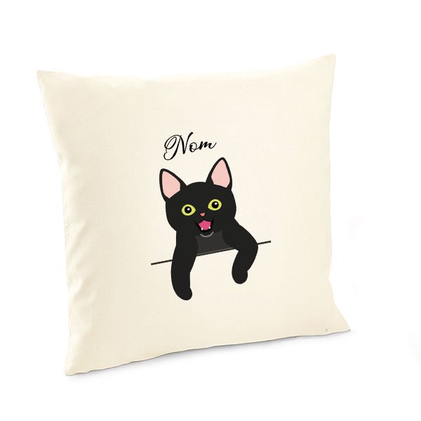 Housse De Coussin Chat Personnalisee Le Monde De Nicky