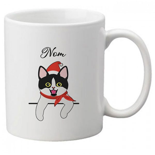 Mug chat no l personnalis