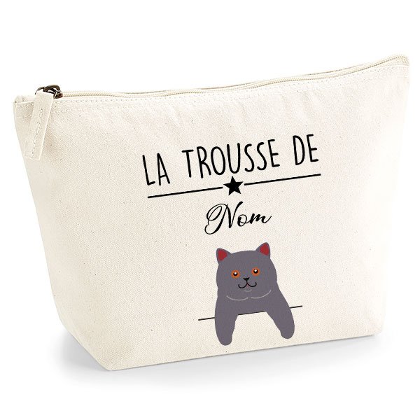 Trousse chien personnalisée - Coton Bio à 24,95€ - Le Monde de Nicky